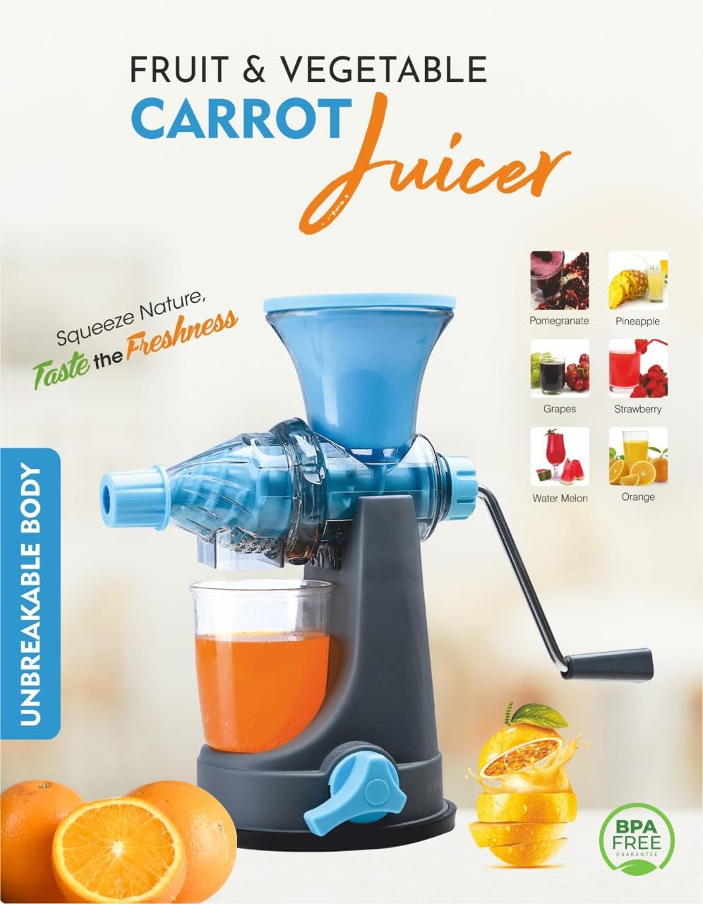 Heavy Plastic Juicer
