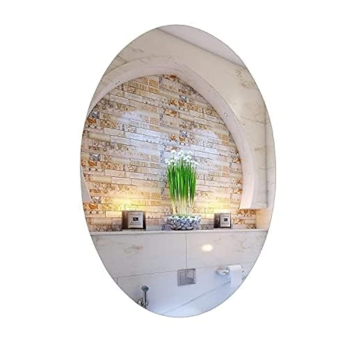 Oval-Shaped Mirror (30 × 45 cm)
