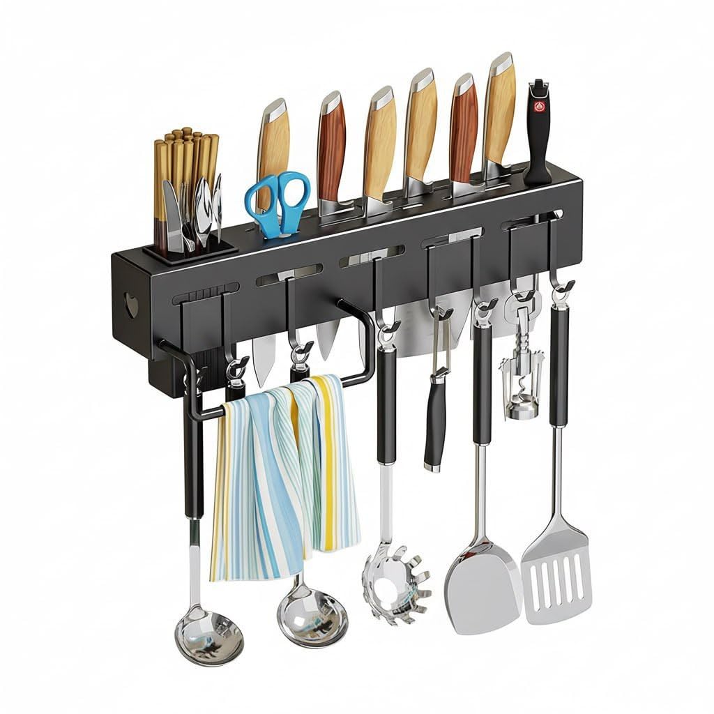Black Kitchen Shelf