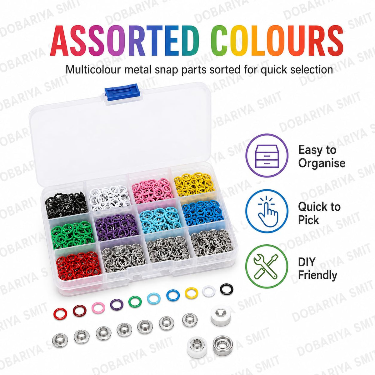 Full-Colour Snap Buttons