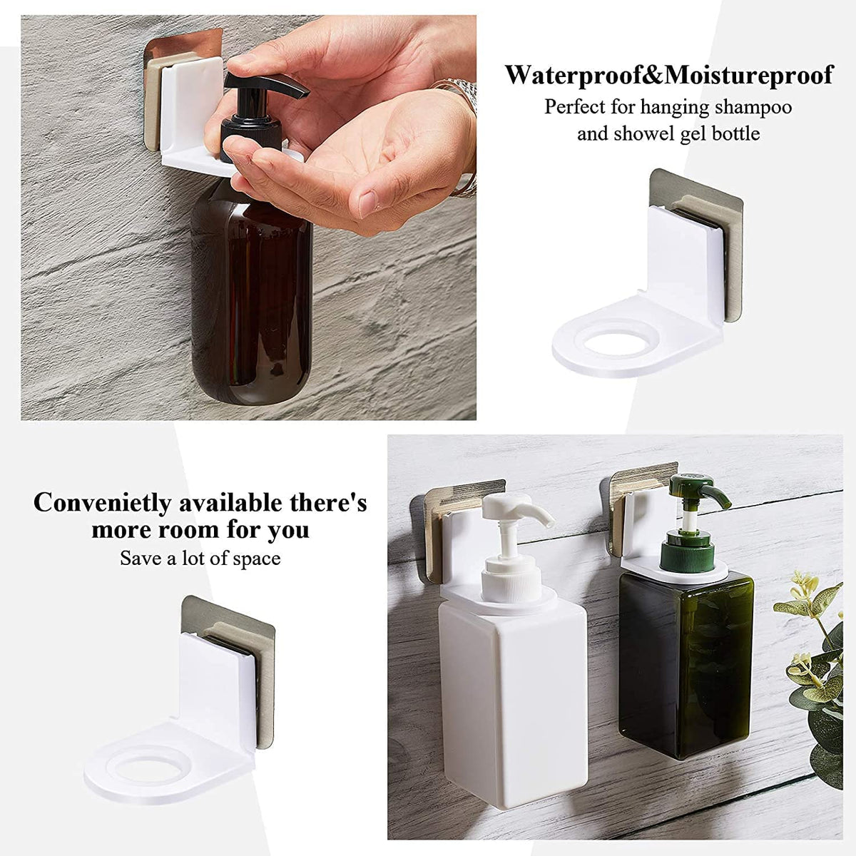 6-Piece Shampoo Holder Set